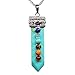 7 Chakra Semi-Precious Stones Pendant Necklace With 20
