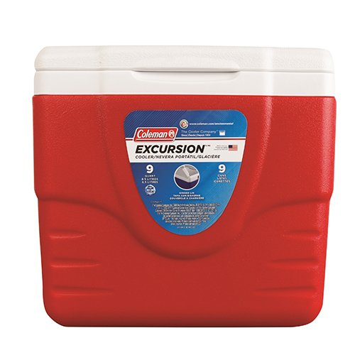 Without Tray, Red, 9 Quart