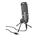 Audio-Technica AT2020USB+ Cardioid Condenser USB Microphone Bundle with Boom Arm Stand and Pop Filter (3 items)
