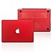TopCase 2 in 1 Retina 13-Inch RED Rubberized Hard Case Cover for Apple MacBook Pro 13.3