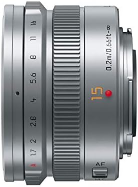 Amazon Com Panasonic Leica Dg Summilux 15mm F1 7 Asph H X015 S Silver International Version No Warranty Camera Photo