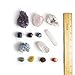 13 pcs Chakra Crystal Sampler Set ~ Large Healing Kit: 6 Minerals-Amethyst Cluster, Raw Rose Quartz, Crystal Point, Selenite Blue Celestite and Half Geode + Plus 1 Bag of 7 Chakra Tumbled Stone