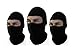 3 Pack -Thin Cotton Spandex Motorcycle Balaclava Face Mask, Premium Quality, Helmet Liner, Ski Mask, Dust Mask, Black Tactical Balaclava