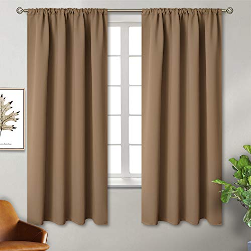 Bgment Taupe Blackout Curtains Long