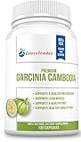 CrossTrader Garcinia Cambogia Extract 80% HCA Natural Dietary Supplement Capsules, 1000mg, 120 Capsules