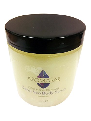 Lavender Body Scrub 400g with Dead Sea Salt and Pure Essential Oil