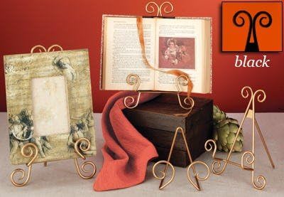 11" Black Metal Easel from the by Tripar International