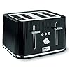 Tefal-Loft-TT760840-4-Slot-ToasterBlack-Slice-Plastic-1700-W Tefal Loft TT760840 4-Slot Toaster/Black Slice, Plastic, 1700 W