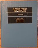 Business Policy : Text and Cases, Christensen, C. Roland, 0256086028