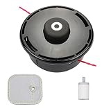 Harbot Trimmer Head for RedMax BC250 BC2300 BC2600 BCZ2400S BCZ2401S BCZ2460S BCZ2460TS BCZ2600S BCZ2600SU BCZ2600SW String Trimmer with Air Fuel Filter