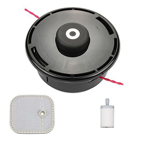 Harbot Trimmer Head for RedMax BC250 BC2300 BC2600 BCZ2400S BCZ2401S BCZ2460S BCZ2460TS BCZ2600S BCZ2600SU BCZ2600SW String Trimmer with Air Fuel Filter
