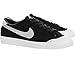 Nike Mens Zoom All Court CK QS Black/White Skateboarding Shoes