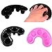 VNDEFUL 2PCS Dedicated Manicure Bowl Hand Care Bubble Nail Bowl,Five Fingers Soften Dead Skin Soaking Tool
