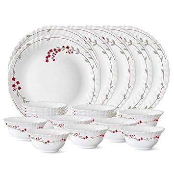 Larah by Borosil Verona Thali Set - 18 Pcs