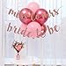 Saliyaa Rose Gold Bachelorette Banner, Glittery Rose Gold bride to be Banner for Engagement Wedding Bridal Shower Party Decorations Favors Supplies