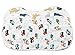 Muslin Burp Cloths Baby Burping Bibs 100% Organic Cotton 2-Pack Large 6 Layers Thick Soft Absorbent Cloth Spit Up Dribble Towels Rags for Newborns & Babies Shower Gift by ShoppeWatch BB22
