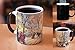 Morphing Mugs Thomas Kinkade - A Victorian Christmas - One 11 oz Color Changing Heat Sensitive Ceramic Mug – Image Revealed When HOT Liquid Is Added!