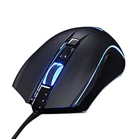 Lomsarsh New Mouse Wired Gaming Mouse Ergonomic 6 Buttons 3500 Dpi RGB for Windows Pc Games Stream Color High-end Gaming Mouse