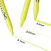 Mr. Pen- Fluorescent Yellow Highlighters Markers, Chisel Tip, Pack of 20, Tank Style Highlighter Pen, Yellow Fluorescent Highlighter