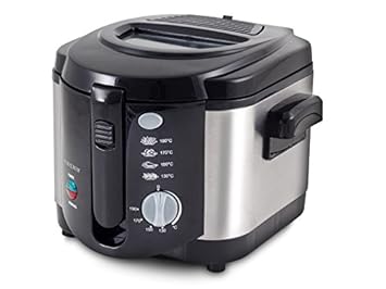 Freidora acero inoxidable extraíble cesta 2 litros 1500 W - Beper 90.650: Amazon.es: Hogar