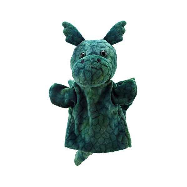 The Puppet Company Puppet Buddies Grüner Drache Handpuppe, PC004633, 36.1 x 14.2 x 9.1 cm