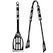 NFL Siskiyou Sports Fan Shop New York Giants 2 pc Steel BBQ Tool Set One Size Team Color (F2BQ090)