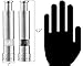 BREVER Original MINI Stainless-Steel One-Handed Thumb Push Button Salt and Pepper Grinder For Black Pepper and Himalayan Salt - Set of 2 Mills