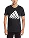 adidas Men's Badge of Sport Classic Tee, Black/Cloud White, X-Large