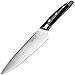 Chef Knife - Kitchen Knife 8 Inch - Sharp Stainless Steel Blade - Professional Quality - Rust-Proof Dishwasher-Safe - Black Gift Box Included