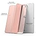 MoKo Case for New iPad Pro 12.9 2017 - Slim Lightweight Smart-shell Stand Cover with Translucent Frosted Back Protector for Apple New iPad Pro 12.9 Inch 2017 Tablet, Rose GOLD (with Auto Wake / Sleep)