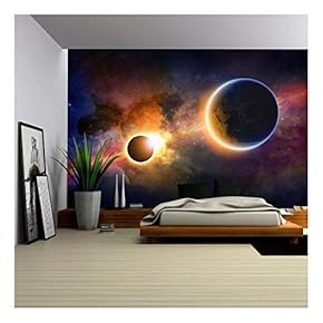 BRAND_NAMEOuter Space Galaxy Background Wall Decor