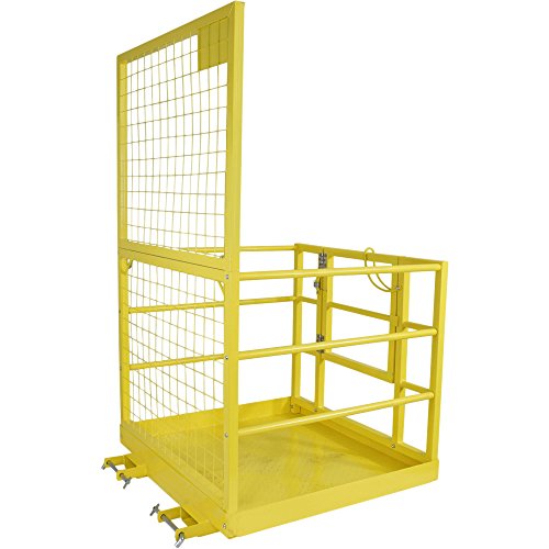 Titan Attachments Forklift Safety Cage Work Platform Lift Basket Aerial