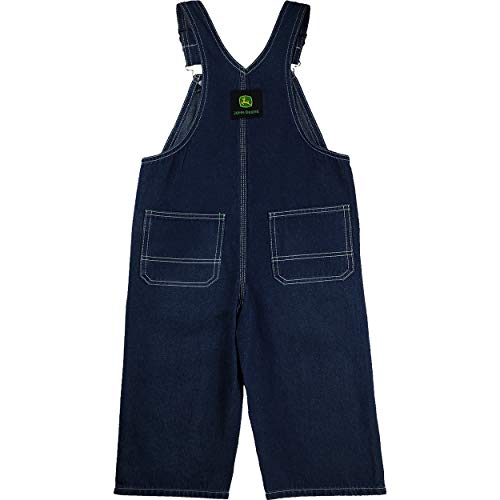 John Deere baby boys John Deere Overall Bibs, Denim, 612 Months US