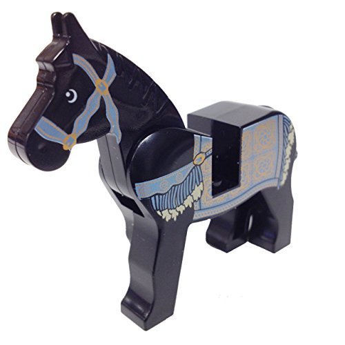 MinifigurePacks: Lego Prince of Persia (1) BLACK HORSE with Persian Blanket Pattern (Aksh) by B&FMinifigurePacks - Prince of Persia