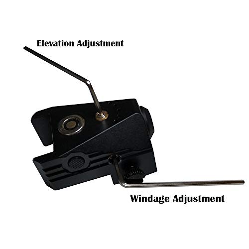 Dycoo Tactical Green Laser Sight , Magentic Charging Gun Laser Fit Standard Picatinny Rail or Weaver Accessory Rail, Green Dot Laser with Build-in Rechargeable Battery for Pistols Rifles Handguns