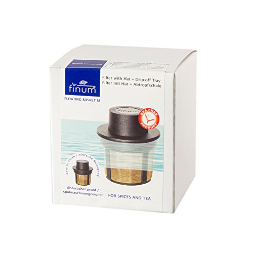 Finum 63/421.40.00 Floating Brewing Basket, Medium, Black - Thumbnail 4