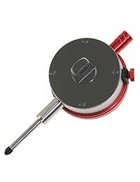 Anytime Tools   indicador de cuadrante 1 pulgada sobre 1 2000 pulgadas, suave calidad de movimiento, profesional, yunque de carburo AGD, con agarradera al dorso