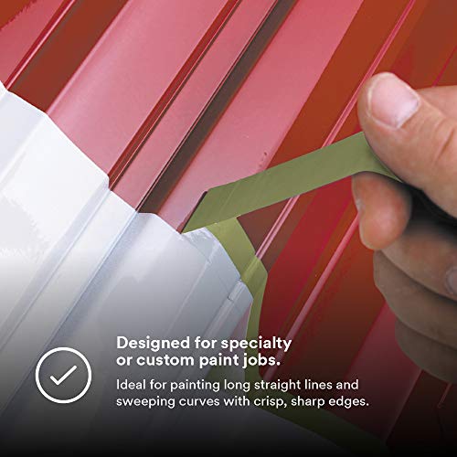 Scotch 218 Fine Line Premium Masking Tape, Green, 1/8 in x 60 yd x 4.7 mil - High Performance Thin Polypropylene Tape, 1 Pack