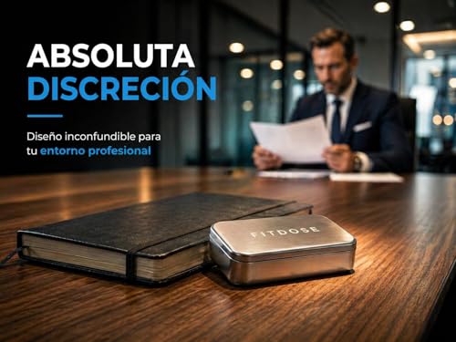 Fitdose Premium Solid Aluminum Small Pill Box - Zero Plastic Pill and Vitamin Organizer with 3 Compartments and Magnetic Closure for Travel