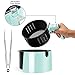 Best Choice Products 4.2qt 8-in-1 Digital Air Fryer Cooking Appliance w/ 8 Presets, Touch Screen Display, Adjustable Temp, Timer, Non-Stick Basket, Multifunctional Rack, Tongs, Recipes, Seafoam Blue
