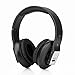 Rhorawill Wireless Bluetooth Over The Ear Foldable Headphones | Adjustable Size, Noise Cancelling Ear Cups, Built-In Mic & AUX | Crystal Clear Audio Sounds & Calls | For Running, Sports, Work & More