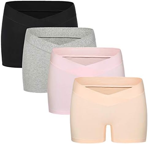 2Pack/3Pack/4Pack Women Under The Bump Maternity Panties Cotton Pregnancy Underwear M-3XL