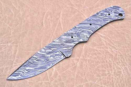 Damascus Steel Blank Blade