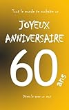 Joyeux anniversaire - 60 ans: Livre d'or à écrire - taille M - Orange (French Edition) by Maverick Teleti