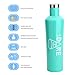 DoDo OUTDOOR Water Bottle | Stainless Steel | Vacuum Insulated | For Men/Women |Flask Bottle |Leak-proof Double Walled Cola Shape | Narrow Mouth| BPA Free | Multi-Color | 17oz