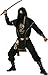 InCharacter Costumes, LLC Ninja Warrior Set, Black/Gold, Large