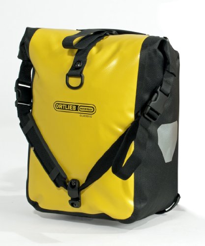 Ortlieb Front Roller Classic Bag - Pair Yellow/Black, One Size - Thumbnail 2