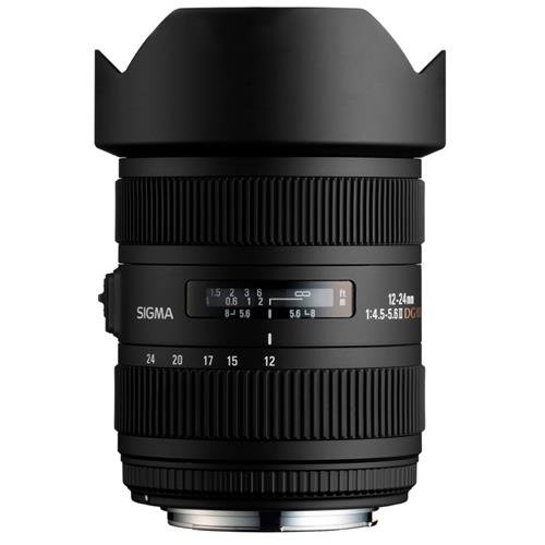 Sigma 12-24mm f/4.5-5.6 AF II DG HSM Lens for Canon Digital SLRs