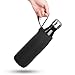 Stainless Steel Water Bottle & Nylon Brush & Neoprene Cover Set, Vacuum Insulated Travel Water Bottle, 17oz Double Wall Water Cup