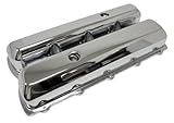 CFR Performance HZ-9391-1 Oldsmobile Tall Steel Valve Covers - Chrome